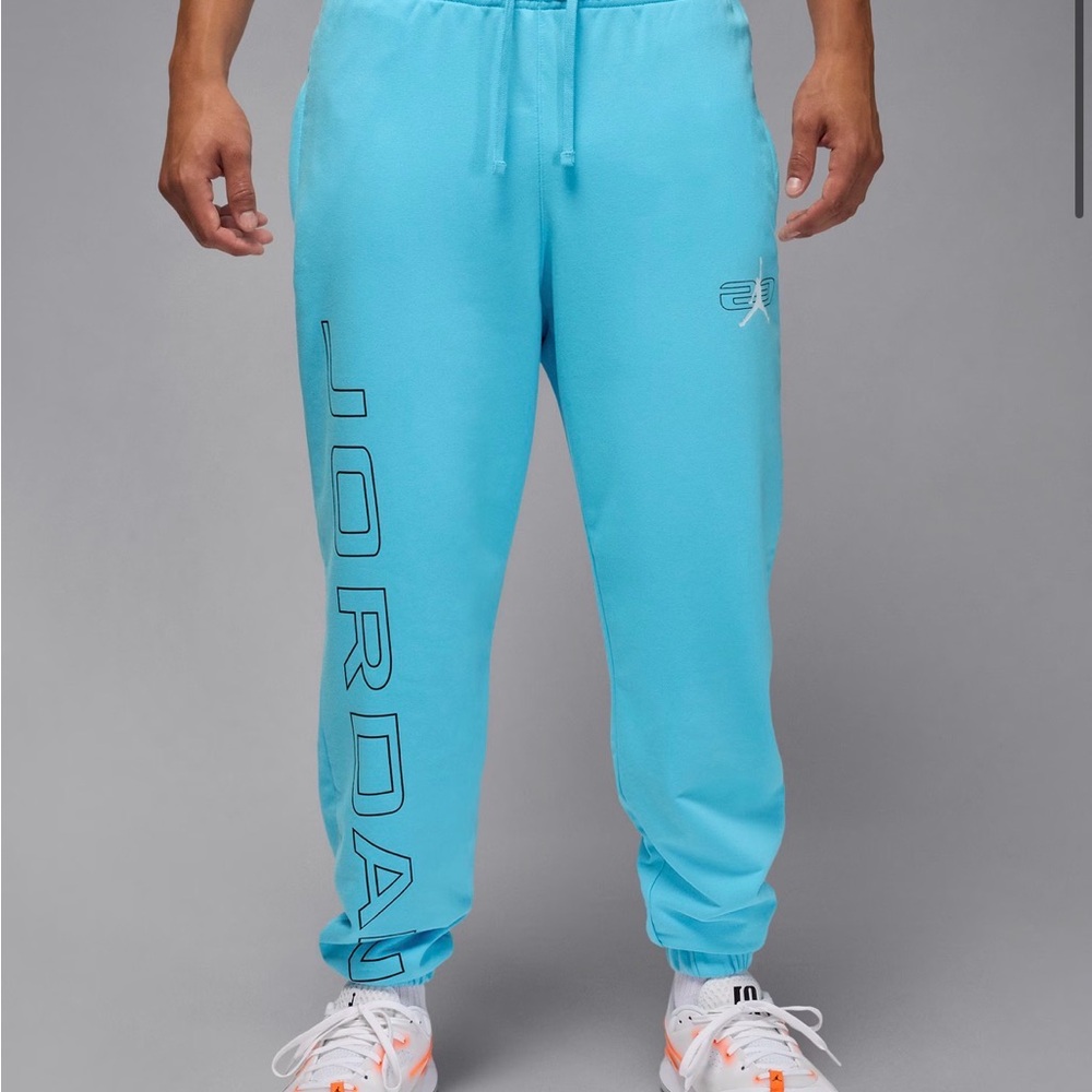 Jordan Light Blue Script Joggers